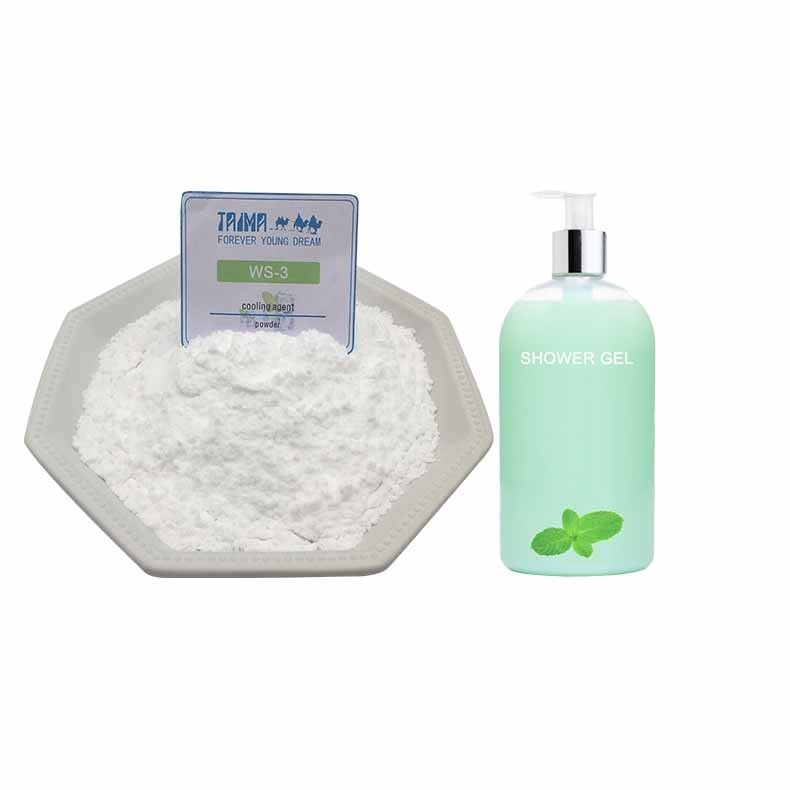 Refrigerante natural WS-3 de las sustancias aromáticas de los aditivos alimenticios para el gel de la ducha