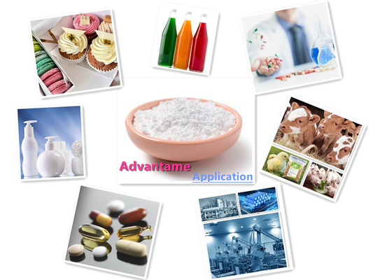 Aditivos alimentarios Advantame Advantame puro Edulcorante más dulce Edulcorante comestible hasta la fecha