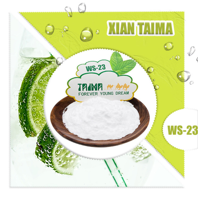 Fabricante de agente de enfriamiento de grado alimenticio WS-23, potenciador del sabor, agente refrescante y fortalecedor tipo menta, muestra gratuita, cantidad mínima por lote 1 kg