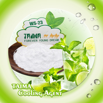 Cristal de mentol en polvo blanco WS-23 Agente refrescante CAS 51115-67-4 para vapeo Eliquid y Ejuice