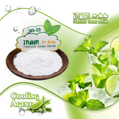 Mentol suave como el olor Propileno Glicol Aceites vegetales Solubilidad Agente de enfriamiento WS-23
