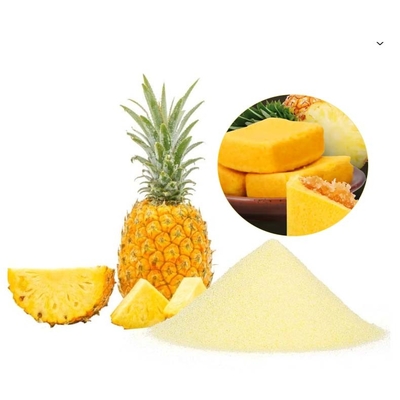 Polvo de piña seca Spray Seco de polvo rosa para pan y bebida