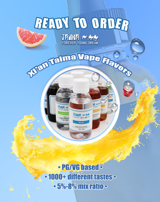 800 tipos de Taima Concentrado de frutas Vape sabores líquido utilizado para el jugo de vape