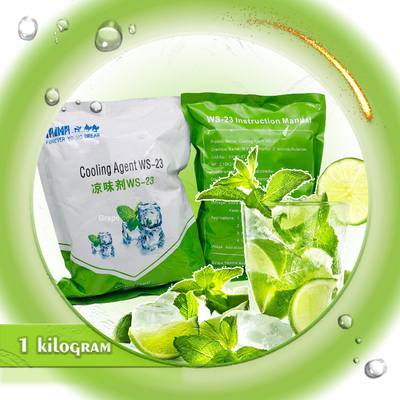 Agente de enfriamiento amarillo con sabor a líquido E Ws-23