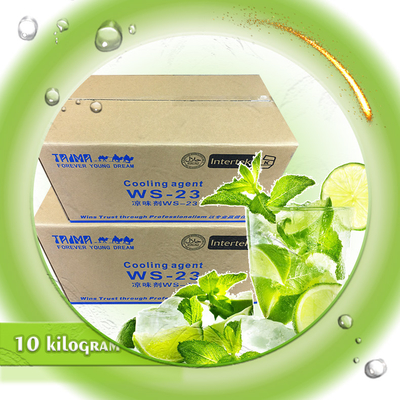 Agente de enfriamiento amarillo con sabor a líquido E Ws-23