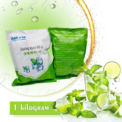 Agente Refrescante de Sabor WS-23 Efecto Refrescante Duradero en Contenedores Secos