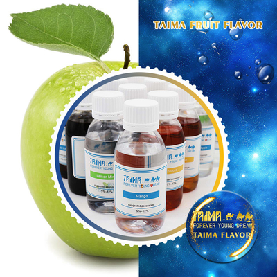 Venta al por mayor de saborizantes naturales de grado alimenticio con sabor a manzana para bricolaje aroma de jugo electrónico
