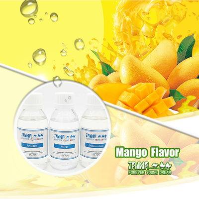 Proceso de fabricación en sala limpia ISO 7 Sabor a vape de fruta amarillo oscuro para la experiencia y satisfacción del vapeo