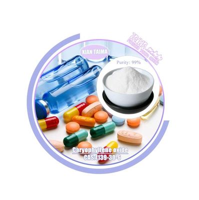 99% Pure Caryophyllene Oxide White Powder Soluble in Water for Flavor & Fragrance and medicine