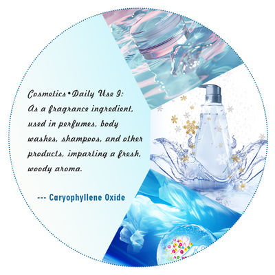 Pure Natural 99% Purity Caryophyllene Oxide CAS 1139-30-6 with Melting Point 62-63°C Food Grade Additive