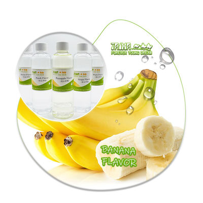 Líquido de sabor a plátano de calidad alimentaria con un 99% de pureza y una vida útil de 3 años para bebidas y pasteles