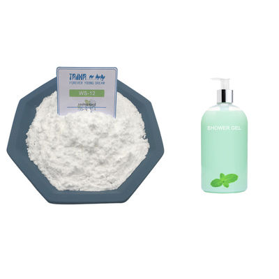 Agente refrigerante de calidad alimentaria de 99% de pureza WS-12 con efecto refrigerante duradero para gel de ducha y cosméticos