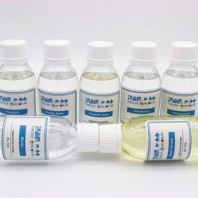 Líquido para vapeo de tabaco con 99% de pureza certificado por MSDS, con concentrado de sabor a fruta para cigarrillos electrónicos y jugo de vapeo