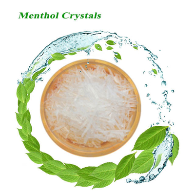 CAS 89-78-1 Cristales de mentol Aditivos para uso alimentario