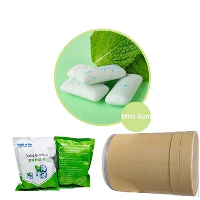 Polvo de agente refrescante de derivados de mentol para chicle