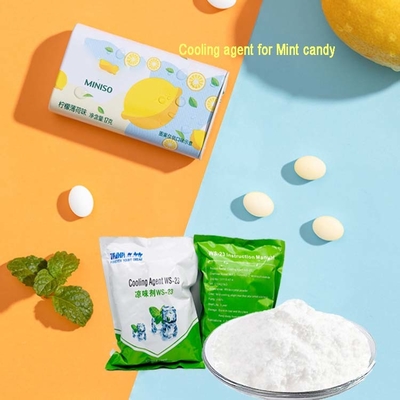 Agente de enfriamiento de mentol de menta en polvo Ws-23 para dulces