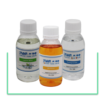 125 ml de jugo de frutas concentrado de vapear sabores PG Soluble 95% de pureza