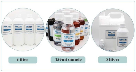 E Líquido Nicotina Sabores de Jugo de Vape de Frutas Cas 220-334-2 Incoloro