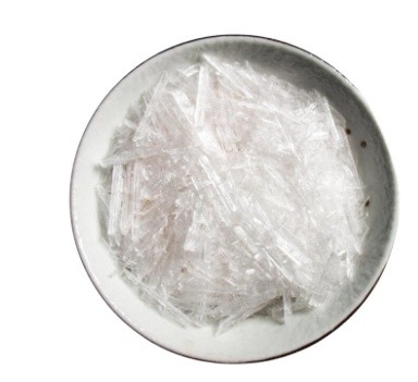 C10H20O Polvo puro Mentol cristalino 100% natural