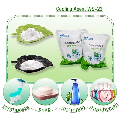 99% olor a menta WS-27 Agente de enfriamiento en polvo C12H25NO Para pasta de dientes