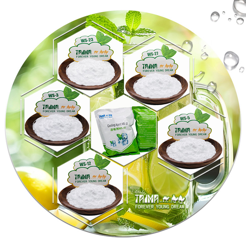 Aditivo para vape juice e liquids con polvo de sabor refrescante para enfriamiento WS-23