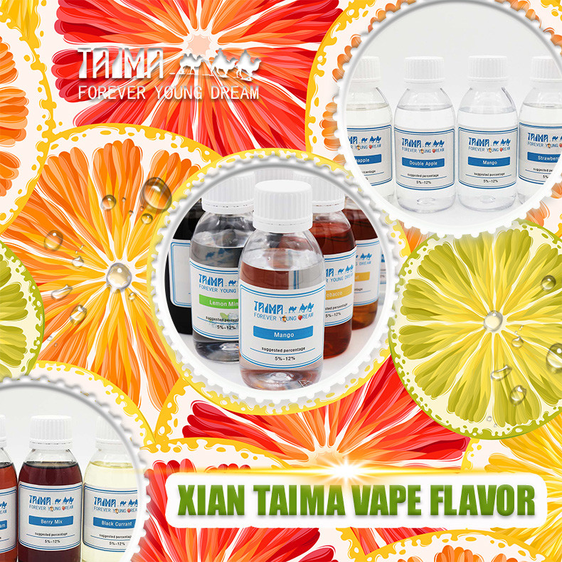 Esencia de frutas clásica sabor aroma líquido PG/VG base clara y libre nicotina para líquido electrónico