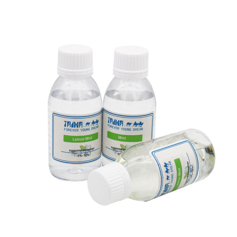 USP/Concentrado de sabor a menta de grado alimenticio con olor a menta fresca para líquido electrónico Soluble en PG/VG