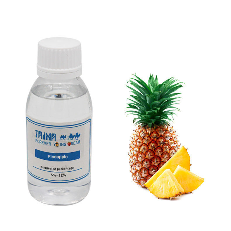 99% de pureza USP Grado alimenticio sabor a piña zumo electrónico en 125 ml de esencia de fragancia de frutas concentrada