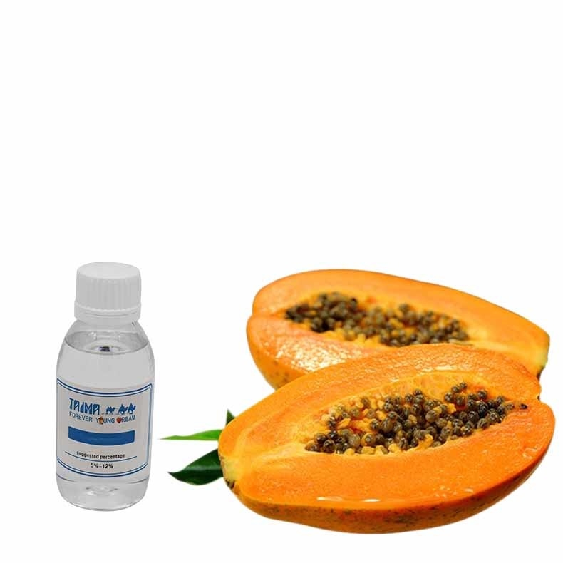 Sabores de jugo de vapeo de fruta de papaya de alta pureza Muestra gratuita Variedad natural Extracto de planta Tipo de sabor Serie de frutas