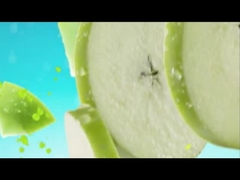 Sabor de fruta de manzana verde