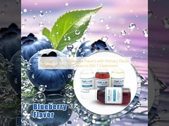 Sabores de jugo de vapeo de fruta de frambuesa con sabor primario a frambuesa Vida segura 2 años en sala limpia ISO 7